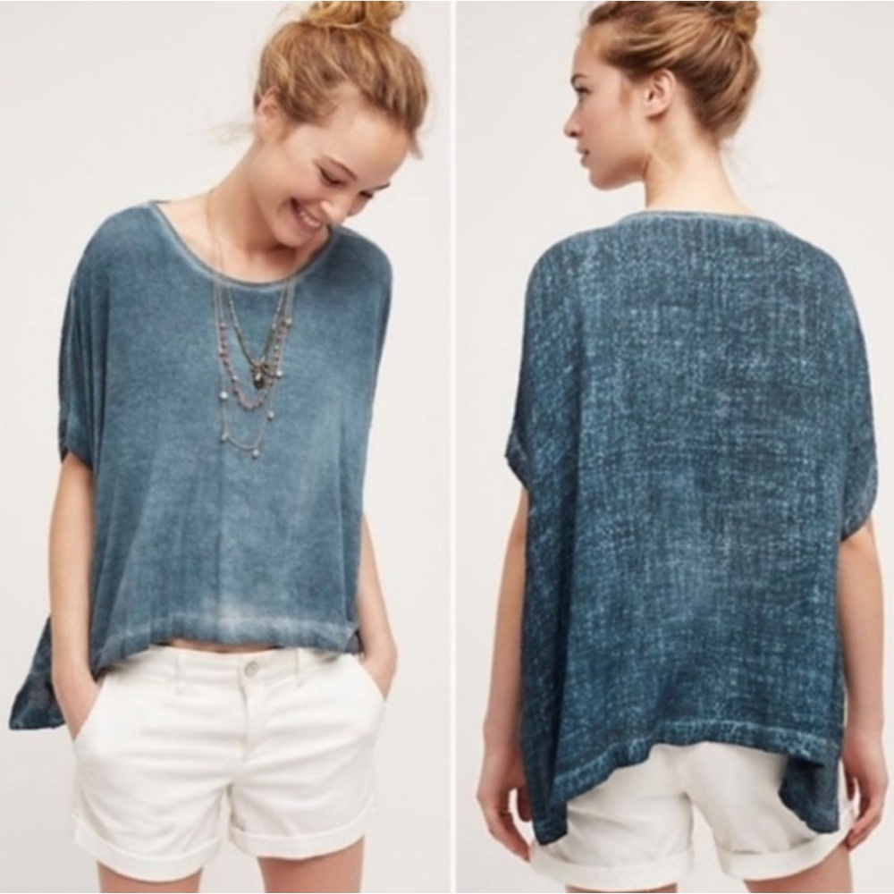 Casual Blue Women's Top